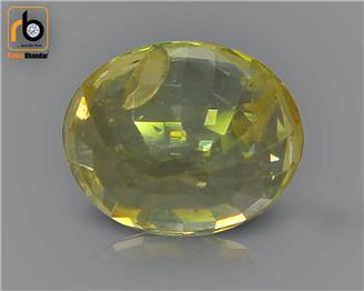 NATURAL HEATED TREATED YELLOW SAPPHIRE (PUKHRAJ) 3.23 CTS (1937)